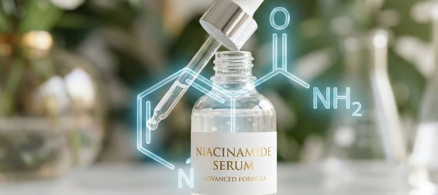Niacinamid Serum tägliche Anwendung Hautpflege