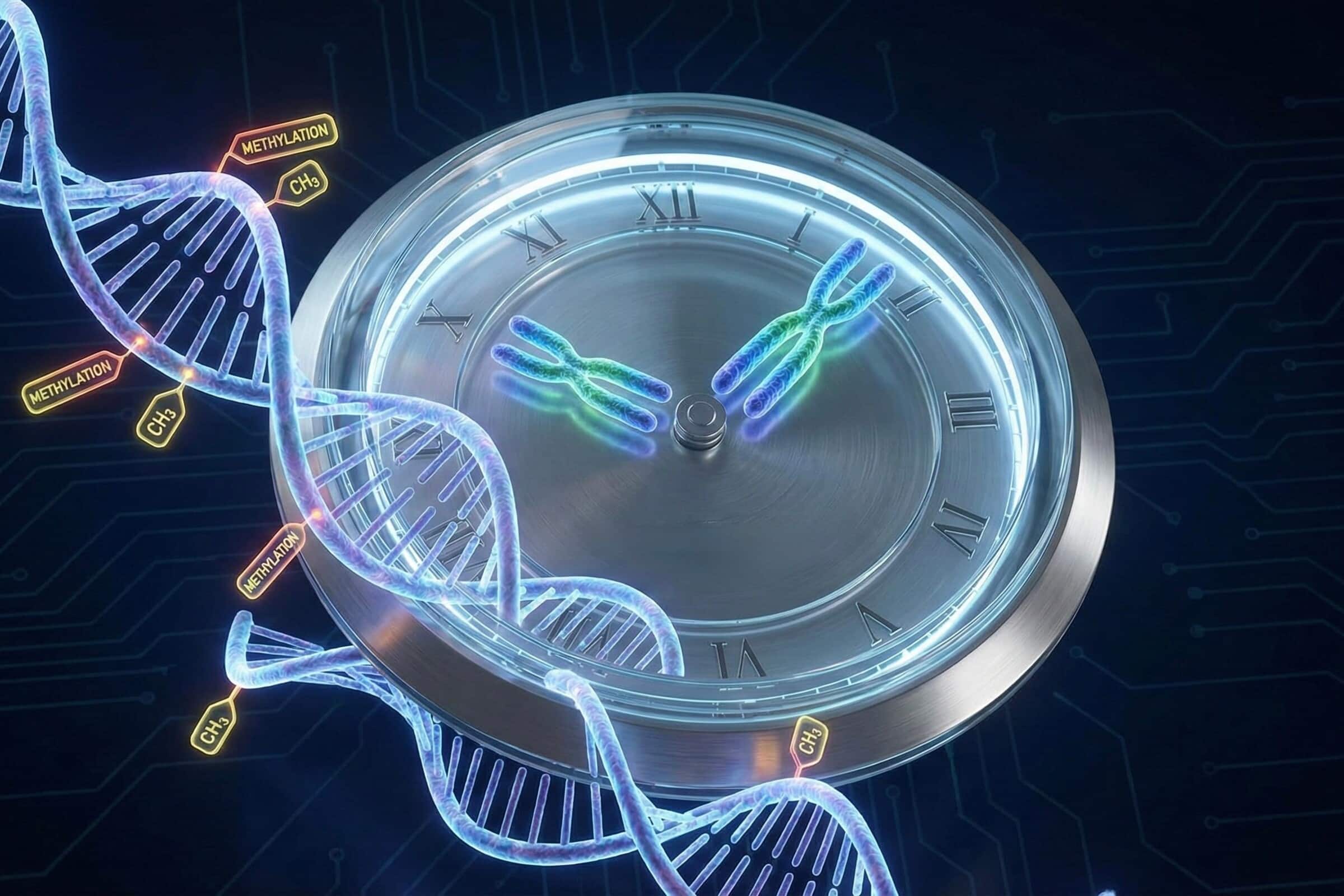 DNA-Analyse im Labor für eine epigenetische Uhr